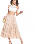 Long skirt model 152903 Tessita