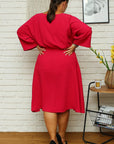 Plus size dress model 168961 Karko