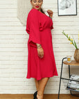 Plus size dress model 168961 Karko