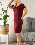 Plus size dress model 175230 Karko