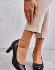 Block heel pumps model 175260 Step in style - Toi ‘n’ Moi Ltd