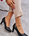 Block heel pumps model 175260 Step in style - Toi ‘n’ Moi Ltd