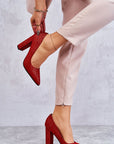 Block heel pumps model 175264 Step in style - Toi ‘n’ Moi Ltd