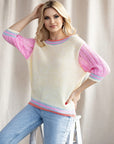 Short sleeve sweater model 178640 PeeKaBoo