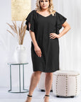 Plus size dress model 180442 Karko
