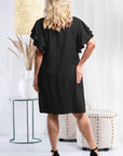 Plus size dress model 180442 Karko