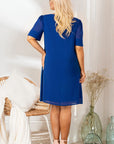 Plus size dress model 180450 Karko