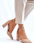 Block heel pumps model 176239 Step in style - Toi ‘n’ Moi Ltd