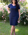 Plus size dress model 183311 Karko