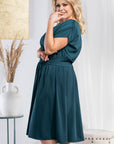 Plus size dress model 183387 Karko
