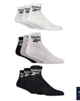 Reebok Unisex Core Ankle Socks, 6 Pack - Toi ‘n’ Moi Ltd