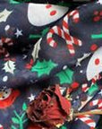 Womens Ladies Christmas Festive Scarf Santa Claus Snowman Print Winter Gifts UK - Toi ‘n’ Moi Ltd