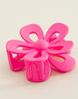Camel Sweet Hollowed Flower Shape Claw Clip - Toi ‘n’ Moi Ltd