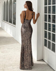 Whisper Open Back Sleeveless Gown