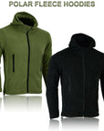 Men Casual Coat Tactical Recon Fleece Jacket Full Zip Army Hoodie Combat Hoody - Toi ‘n’ Moi Ltd