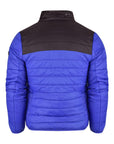 Mens Crosshatch Padded Jacket Inner and Zip Side Pockets Staywarm Contrast Coat - Toi ‘n’ Moi Ltd