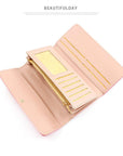 Ladies Leather Wallet Long Purse Phone Card Holder Case Clutch Large Capacity UK - Toi ‘n’ Moi Ltd