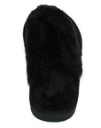 WOMENS LADIES FAUX FUR LINED SLIP on COMFY WARM WINTER SLIPPERS MULES SHOES SIZE - Toi ‘n’ Moi Ltd