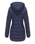 Women Winter Long Parka Quilted Coat Hooded Ladies Warm Padded Puffer Jacket - Toi ‘n’ Moi Ltd