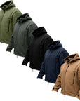 Men Casual Coat Tactical Recon Fleece Jacket Full Zip Army Hoodie Combat Hoody - Toi ‘n’ Moi Ltd