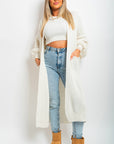 Chunky Knitted Balloon Sleeve Long Maxi Cardigan - Toi ‘n’ Moi Ltd