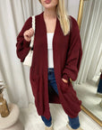 Chunky Knitted Balloon Sleeve Long Maxi Cardigan - Toi ‘n’ Moi Ltd