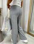 Drawstring Elastic Waist Lounge Trouser