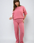Cheesecloth Pattern Top and Trouser Co-ord Set - Toi ‘n’ Moi Ltd