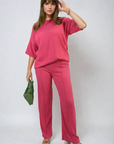 Cheesecloth Pattern Top and Trouser Co-ord Set - Toi ‘n’ Moi Ltd