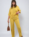 Cheesecloth Pattern Top and Trouser Co-ord Set - Toi ‘n’ Moi Ltd