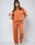 Cheesecloth Pattern Top and Trouser Co-ord Set - Toi ‘n’ Moi Ltd