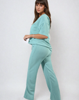 Cheesecloth Pattern Top and Trouser Co-ord Set - Toi ‘n’ Moi Ltd