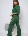 Cheesecloth Pattern Top and Trouser Co-ord Set - Toi ‘n’ Moi Ltd