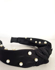 Faux Pearl Tie Knot Hairband
