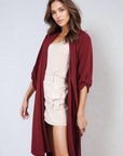Open Front Knitted Long Cardigan - Toi ‘n’ Moi Ltd