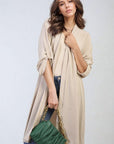 Open Front Knitted Long Cardigan - Toi ‘n’ Moi Ltd