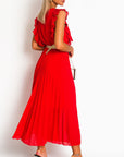 Pleated Maxi Dress