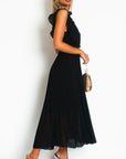 Pleated Maxi Dress