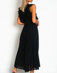 Pleated Maxi Dress