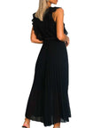 Pleated Maxi Dress