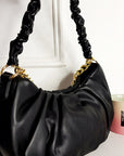 Shoulder Bag with Chain Detail