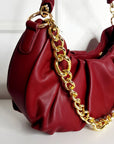 Shoulder Bag with Chain Detail