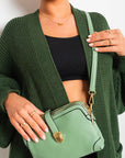 Multi-pocket Crossbody Zipper Bag