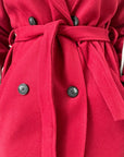Belted Button Hooded Trench Coat - Toi ‘n’ Moi Ltd