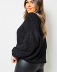 V-Neck Button Down Knitted Cardigan - Toi ‘n’ Moi Ltd