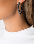 Crystal Hoop Earrings