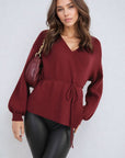 Wrap Tie Belt Knitted Cardigan