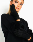 Faux Suede Gloves