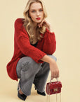 Chunky Long Sleeve Knitted Cardigan - Toi ‘n’ Moi Ltd