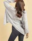 Chunky Long Sleeve Knitted Cardigan - Toi ‘n’ Moi Ltd
